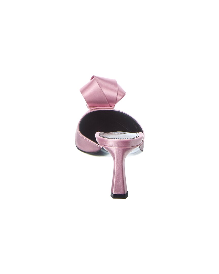 bigoudi satin mule