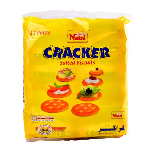 NABIL CRACKER SALTED BISCUITS 12 Pack