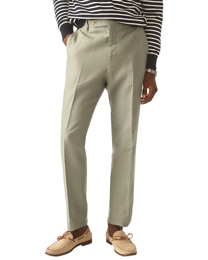 green oxford pant