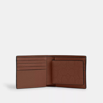 3-in-1 wallet in signature leather