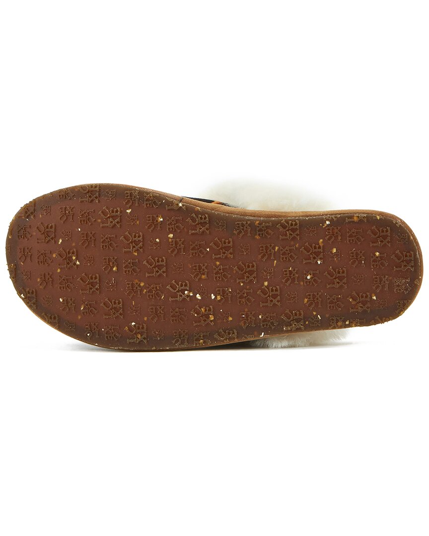 closed mule leather slipper