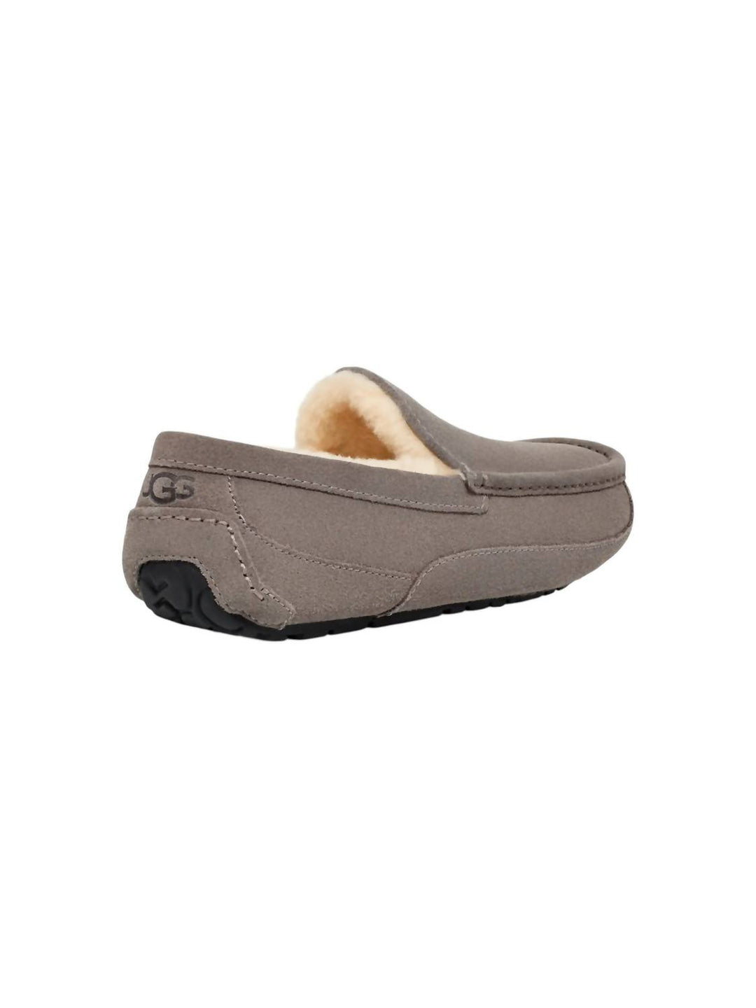 men's ascot suede slipper in grey