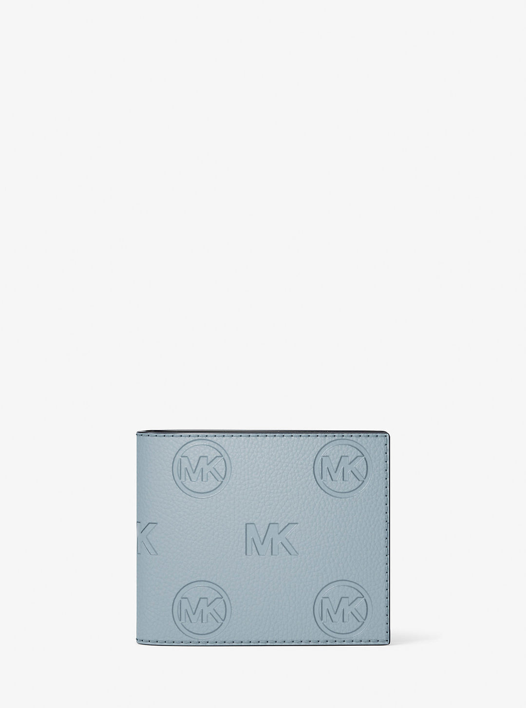 cooper logo debossed billfold wallet with passcase