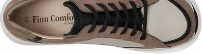 women's piccadilly round toe sneakers in grey/beige/mountain