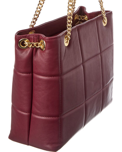 briella quilted leather tote