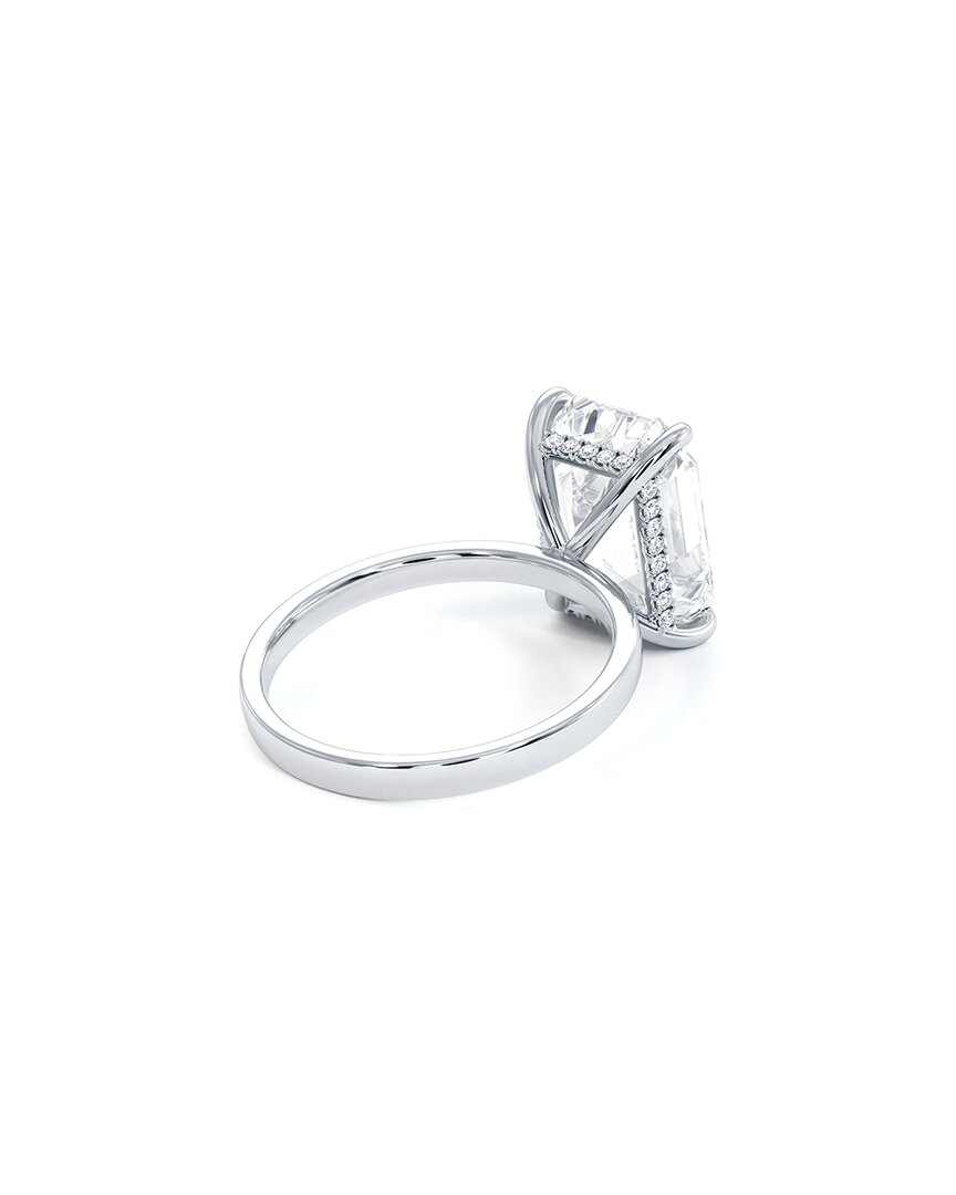 14k 5.00 ct. tw. lab-grown diamond wire basket ring