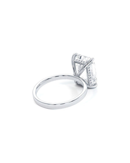 14k 5.00 ct. tw. lab-grown diamond wire basket ring