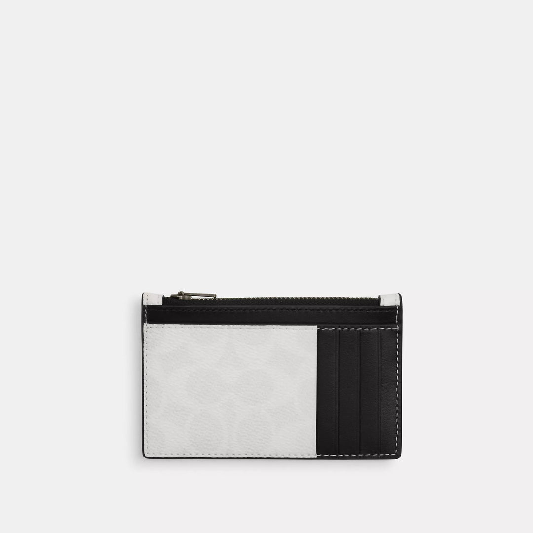 zip card case in signature