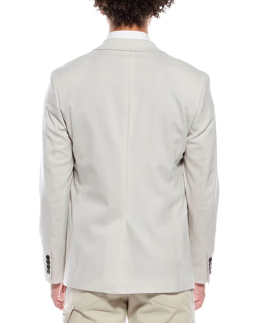 kanan textured wool-blend jacket