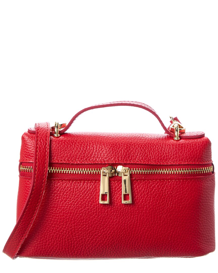 livia leather crossbody