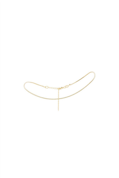 women's mini snake bracelet in gold