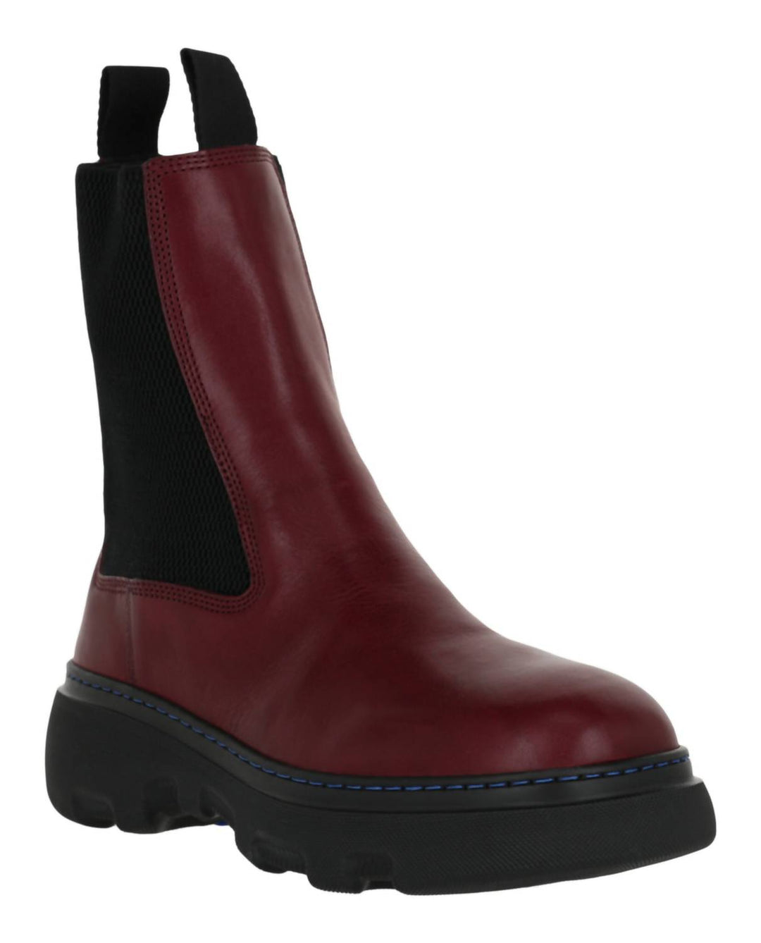 women's creeper chelsea boots in plum
