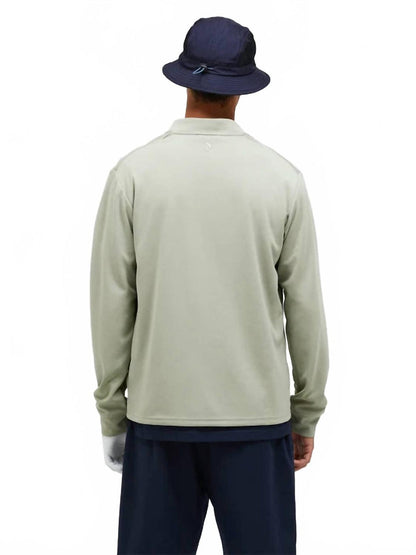 mid layer jacket in limit green