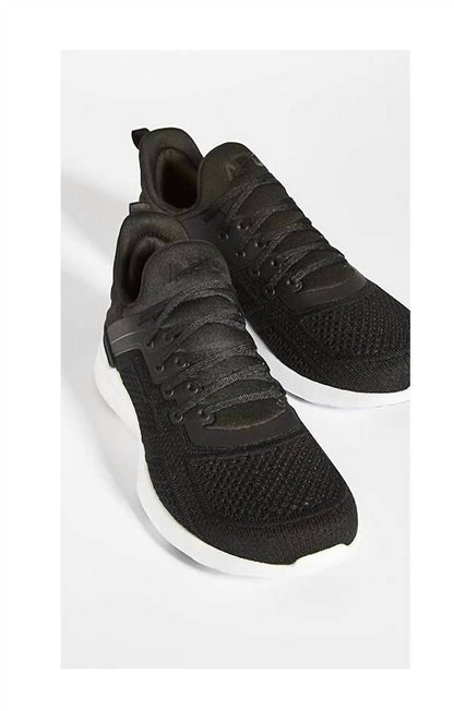 men techloom tracer shoes in black/white