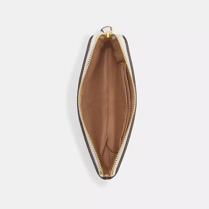 corner zip wristlet