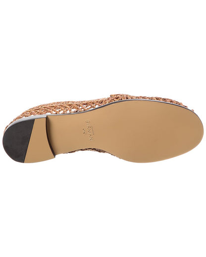 raffia penny loafer