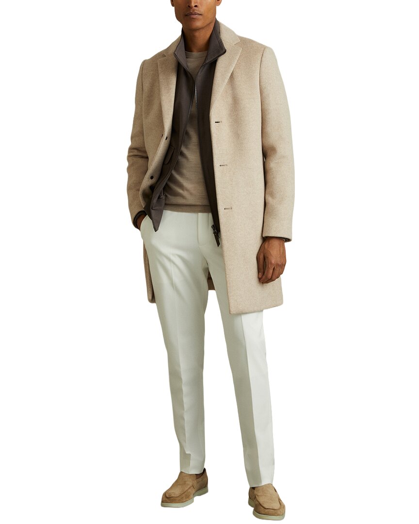 gable wool-blend overcoat