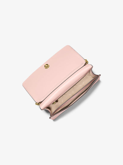 jet set medium signature logo crossbody bag