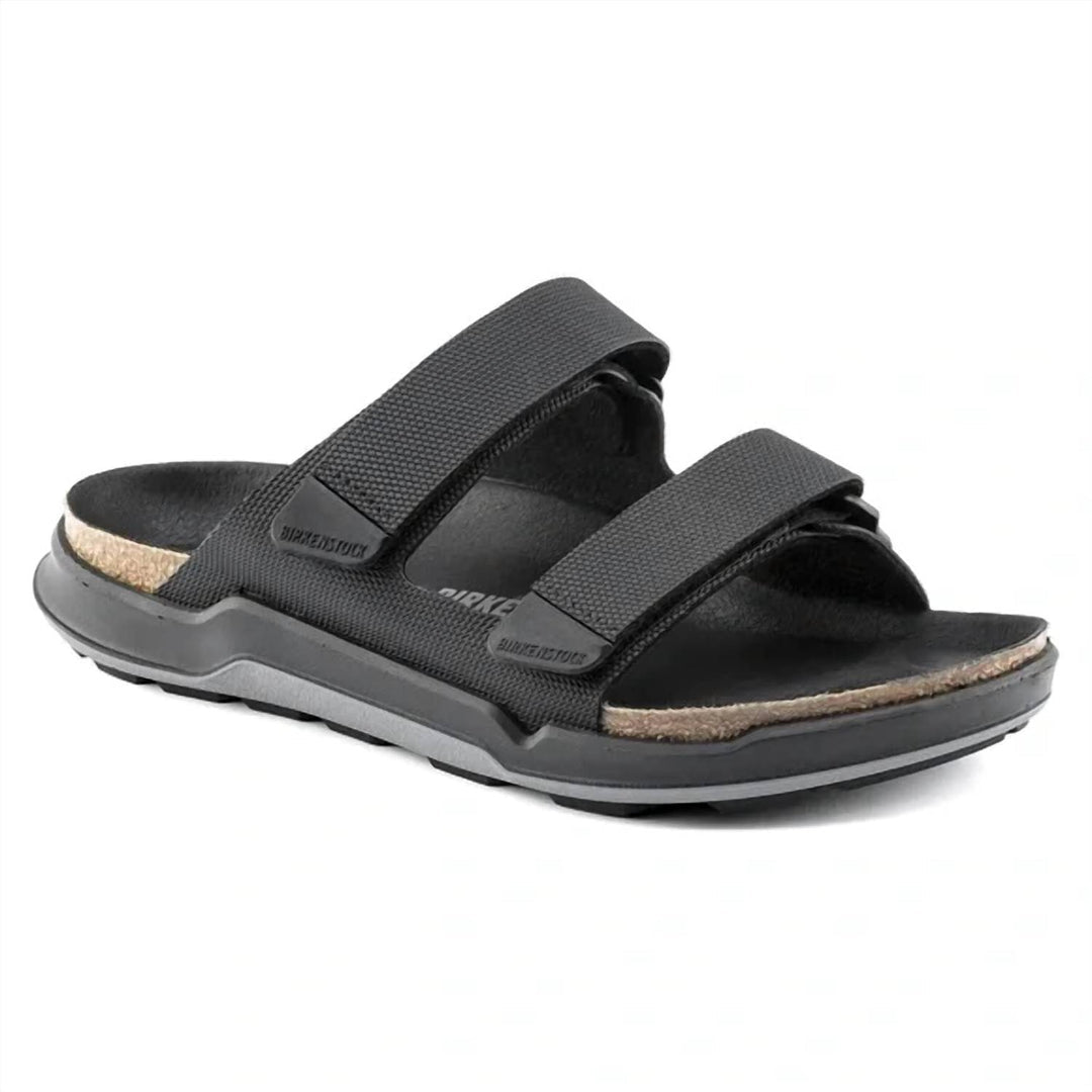 men's atacama cork footbed sandals in black