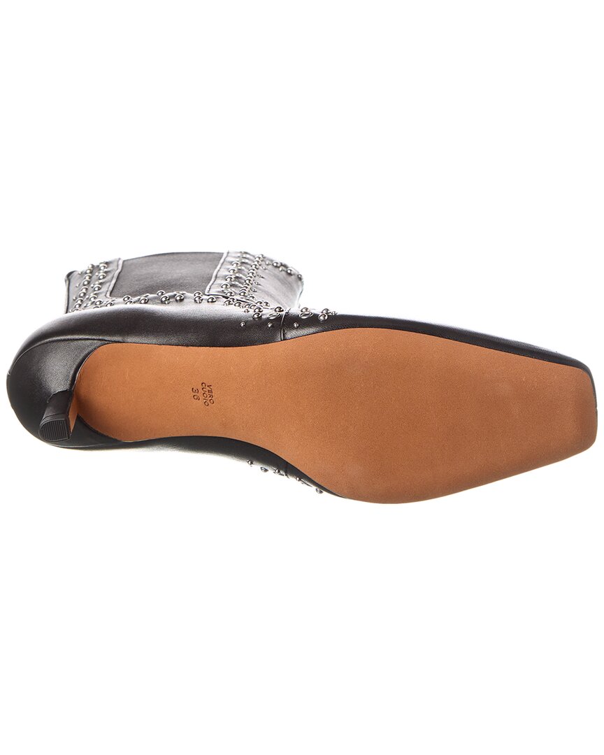 nell mid-calf leather bootie