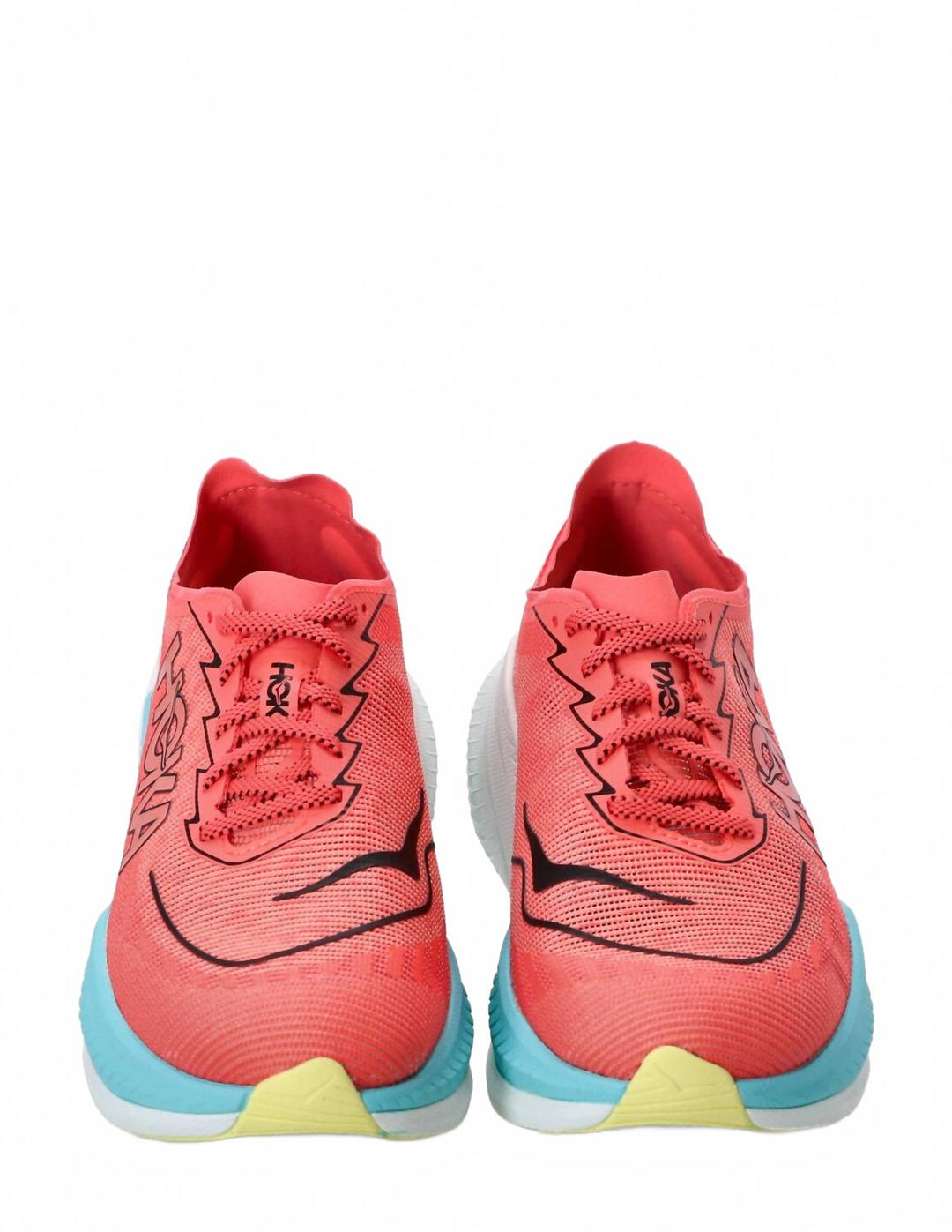 men's mach x 2 racing shoes in grapefruit / electric coral