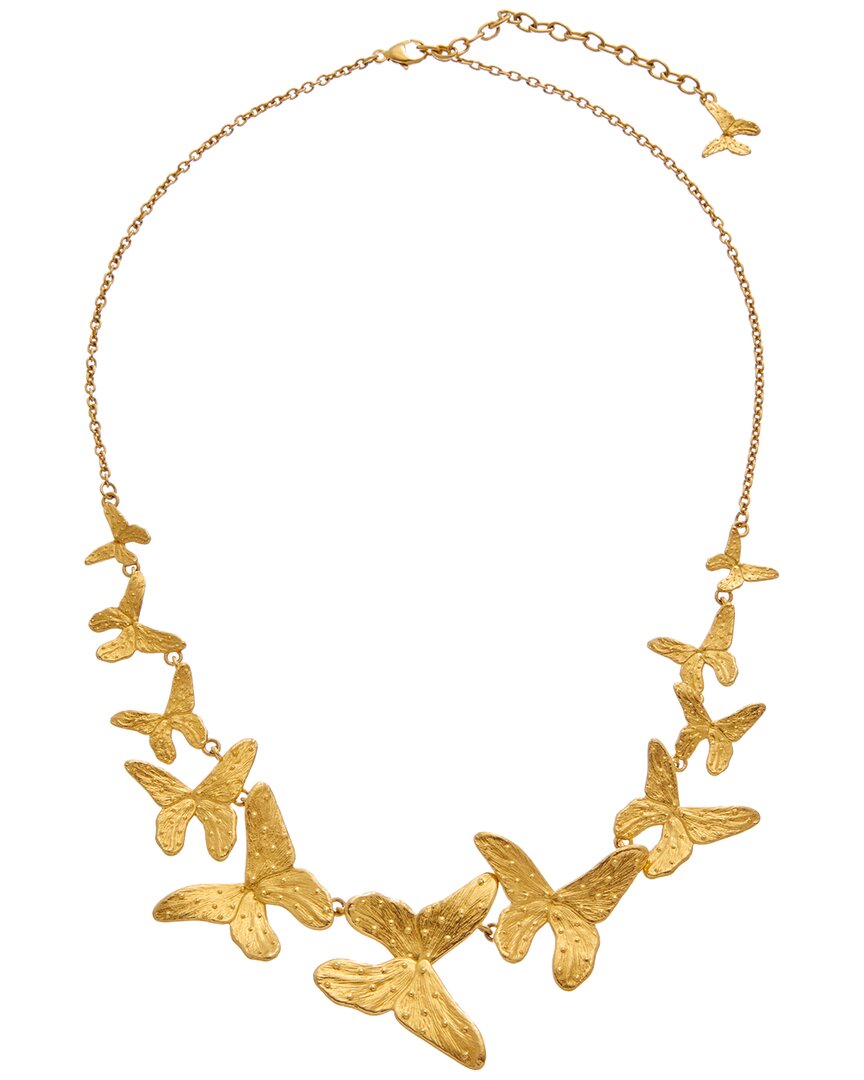 multi butterfly necklace