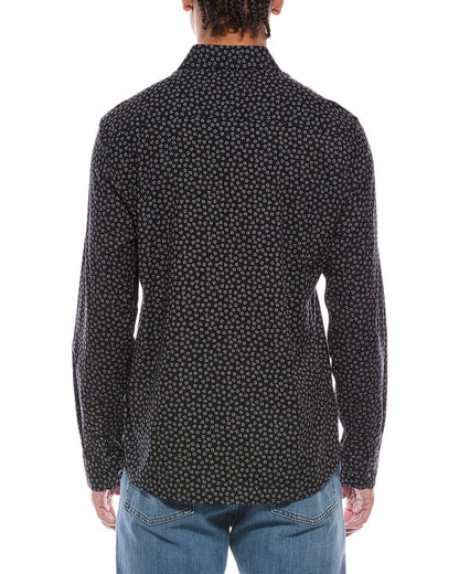 stretch print shirt