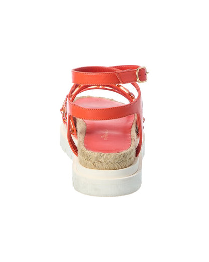 cruz ring leather platform sandal