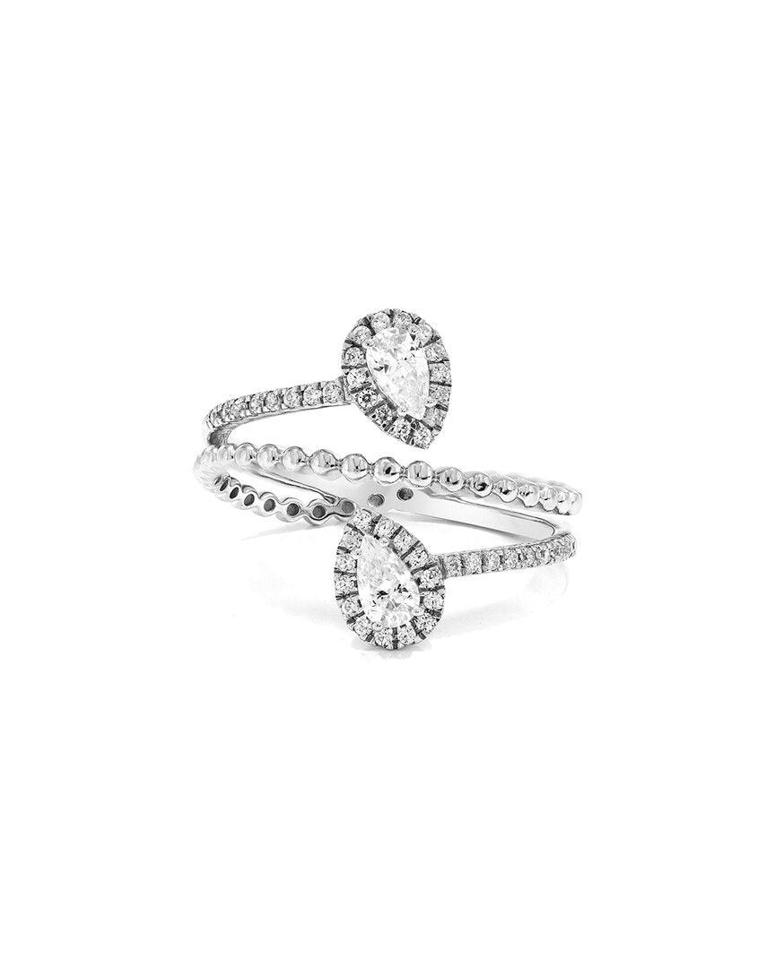 14k 0.75 ct. tw. lab-grown diamond ring