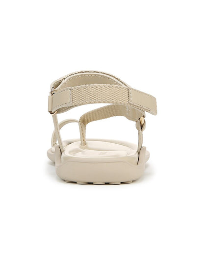 summer leather-trim sandal