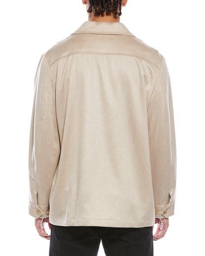 cashmere overshirt
