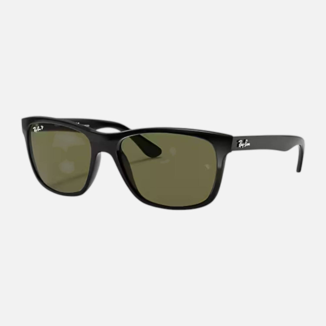 men's sunglasses polished black frame