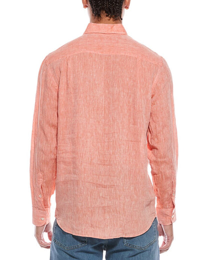 morgan solid linen shirt