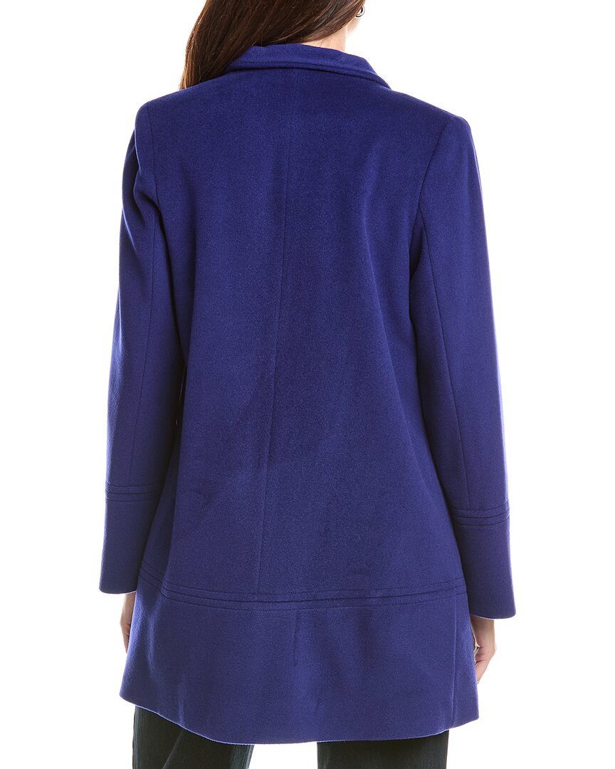 wool-blend car coat