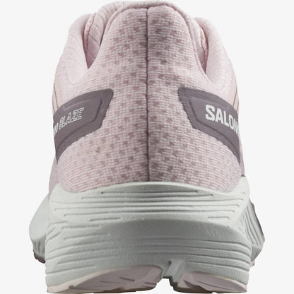 women's aero blaze running shoes in cradle pink / white / moonscape