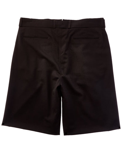 tailored wool-blend long short