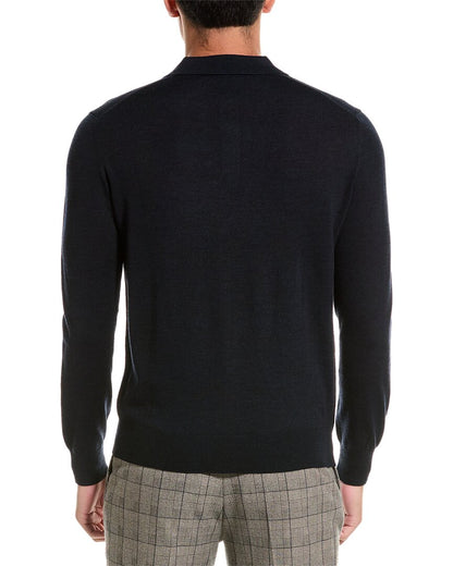 wool polo sweater