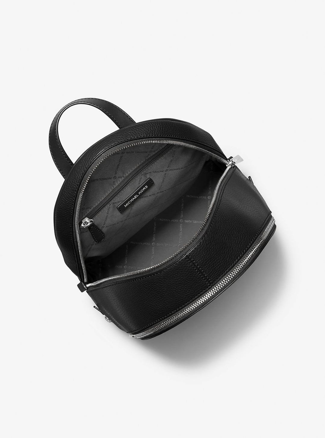 rhea medium pebbled leather backpack
