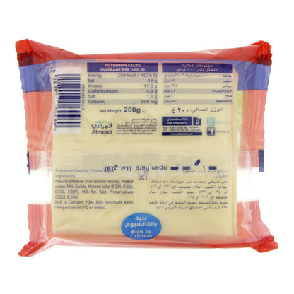 Almarai Slice Cheese Low Fat 200gm