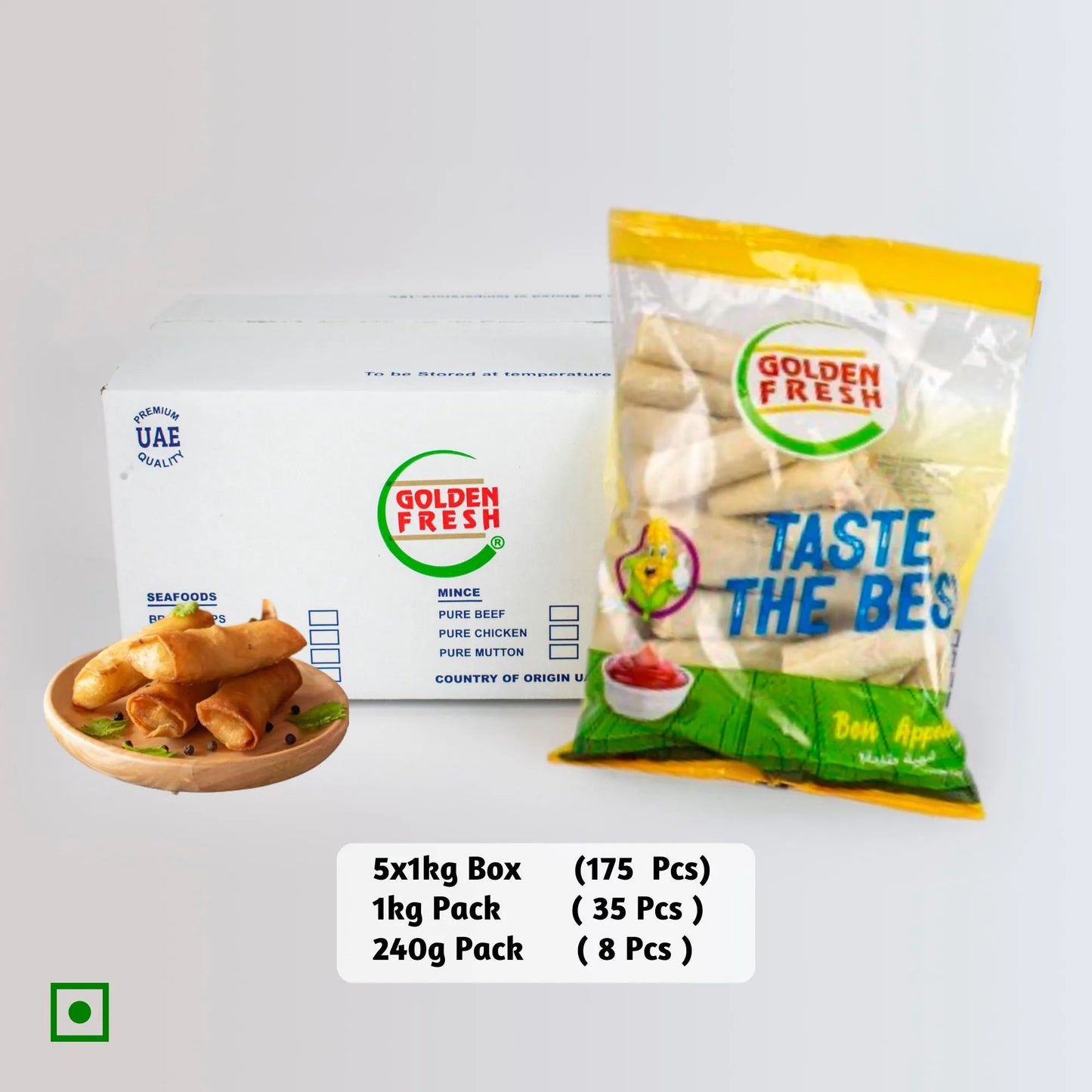 Golden Fresh Cheese Samosa 1kg