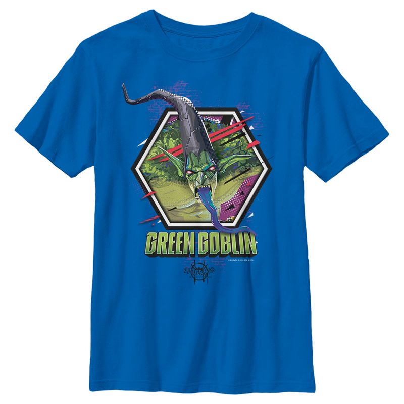 تي شيرت Marvel Spider-Man: Into the Spider-Verse Green Goblin للأولاد