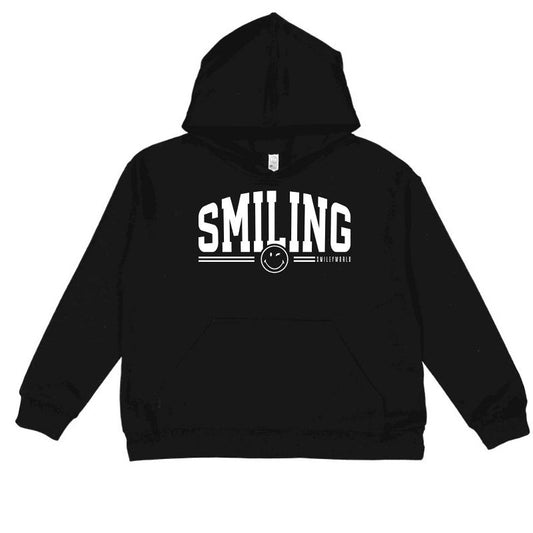 The Juniper Shop SmileyWorld Arched Varsity Youth Hoodie