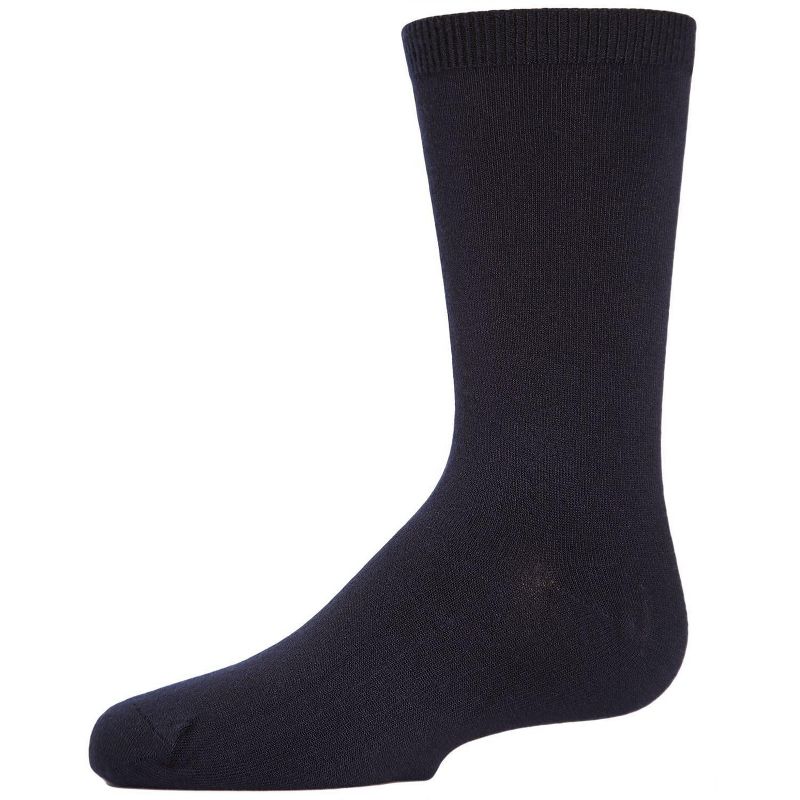 Memoi Kids' Basic Modal Crew Socks