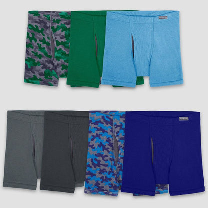 Fruit of the Loom Boys' 7pk Boxer Briefs - Colors May Vary