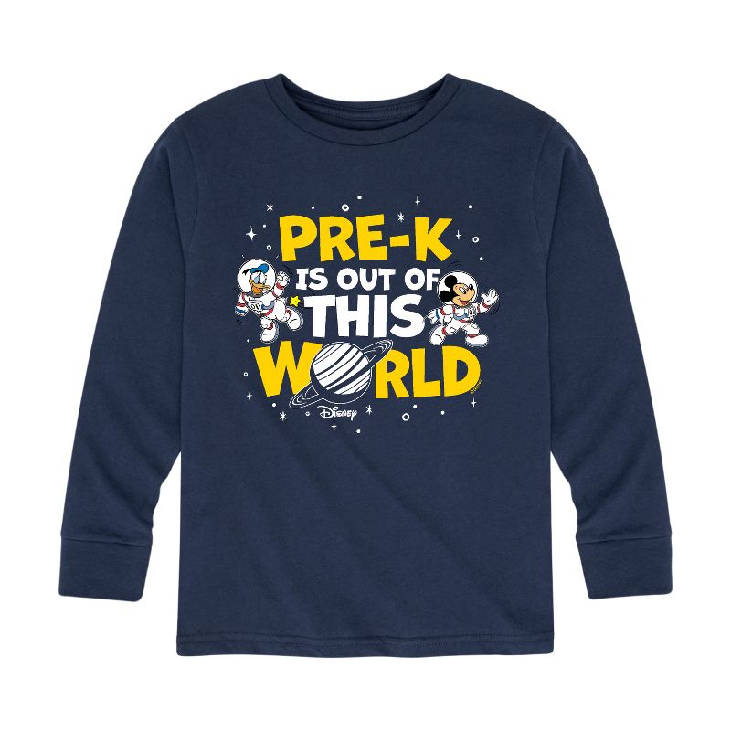 Boys' - Disney - Pre-K Out of This World Long Sleeve Graphic T-Shirt