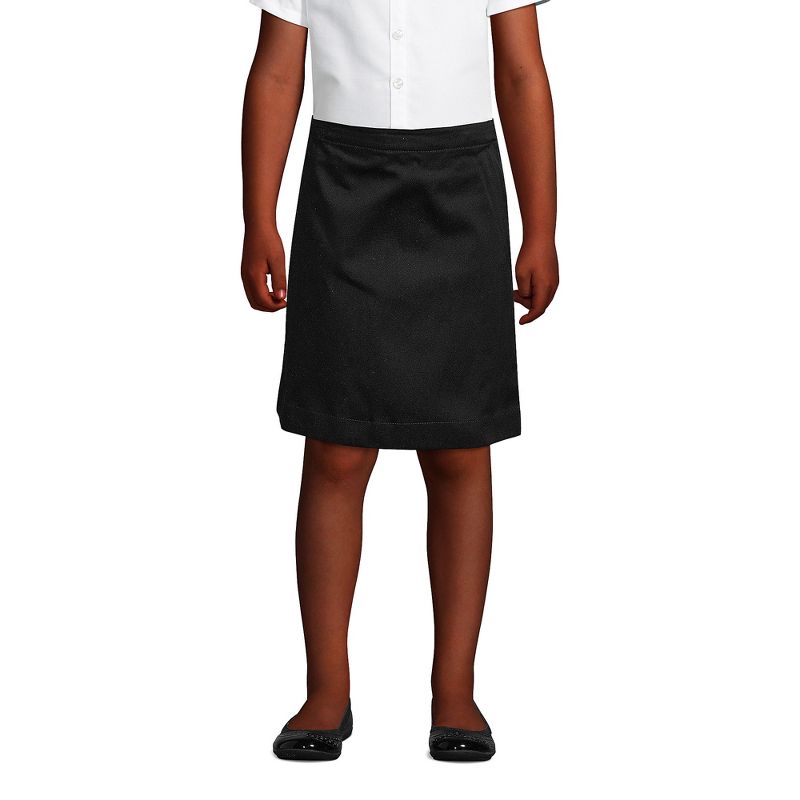 Lands' End School Uniform Kids Blend Chino Skort Top of Knee