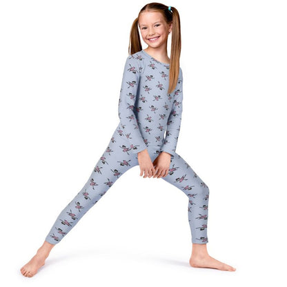 Rocky Thermal Underwear for Girls, Long Johns Fleece Lined Set, Shirt & Pants, Base Layer (Part 2)