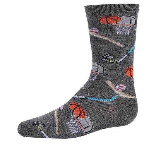 Memoi Boys' Sports Rayon from Bamboo Crew Socks