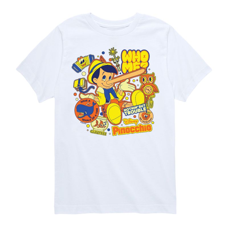 Boys' - Disney - Pinocchio Stickers Short Sleeve Graphic T-Shirt