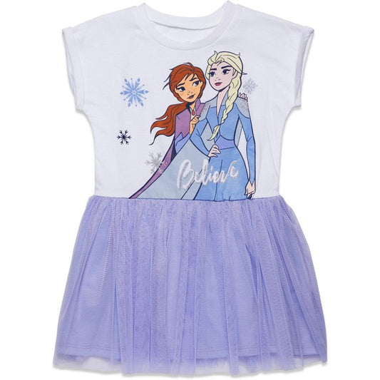 Disney Girls Tulle Dress Little Kid to Big Kid Sizes (2T - 10-12)